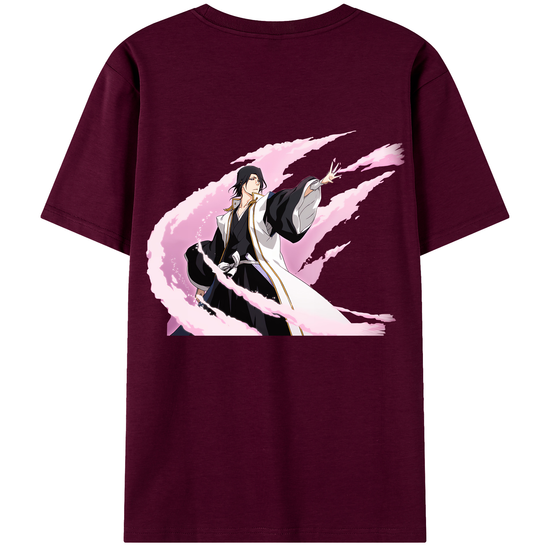 （画像用） ブリーチ くちき びゃくや BLEACH Kuchiki Byakuya レディース半袖Tシャツ(バックプリント)